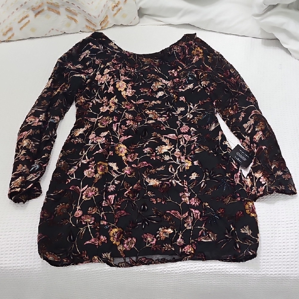 Lulus Long Sleeve Cowl Back Dress